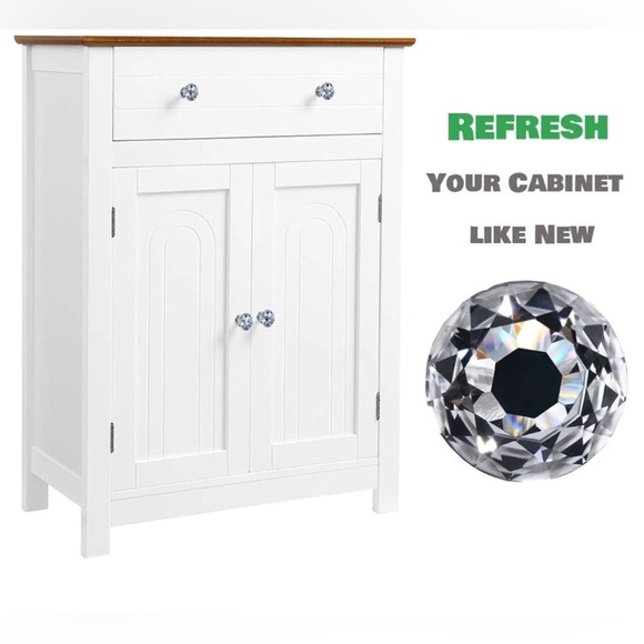 12 Pcs Crystal Cabinet Knobs - Picture 2 of 12